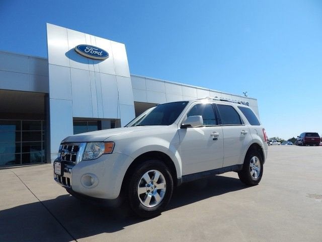 2012 Ford Escape Limited in White Suede — front three-quarter view