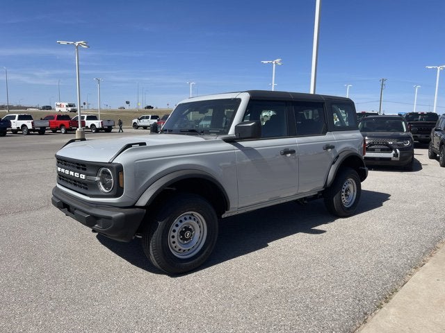2026 Ford Bronco Base in Avalanche — front three-quarter view
