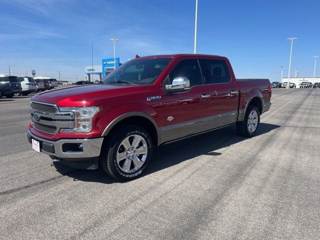 2019 Ford F-150 King Ranch in Brown — front three-quarter view