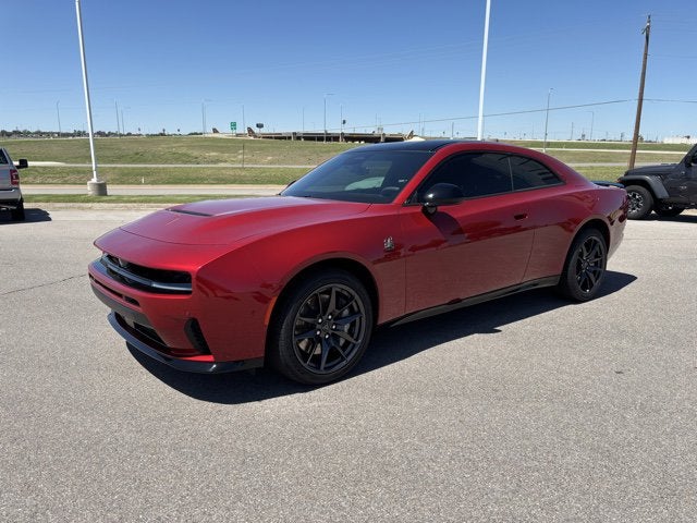 2026 Dodge Charger CHARGER SCAT PACK 2-DOOR AWD in Redeye Exterior Paint — front three-quarter view