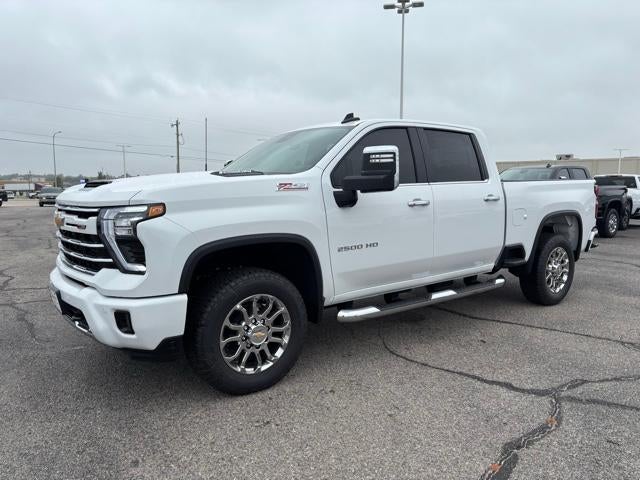 2026 Chevrolet Silverado 2500 HD LT in Summit White — front three-quarter view