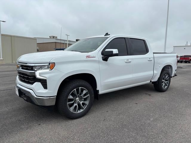 2026 Chevrolet Silverado 1500 LT in Summit White — front three-quarter view