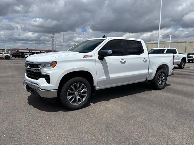 2026 Chevrolet Silverado 1500 LT in Summit White — front three-quarter view