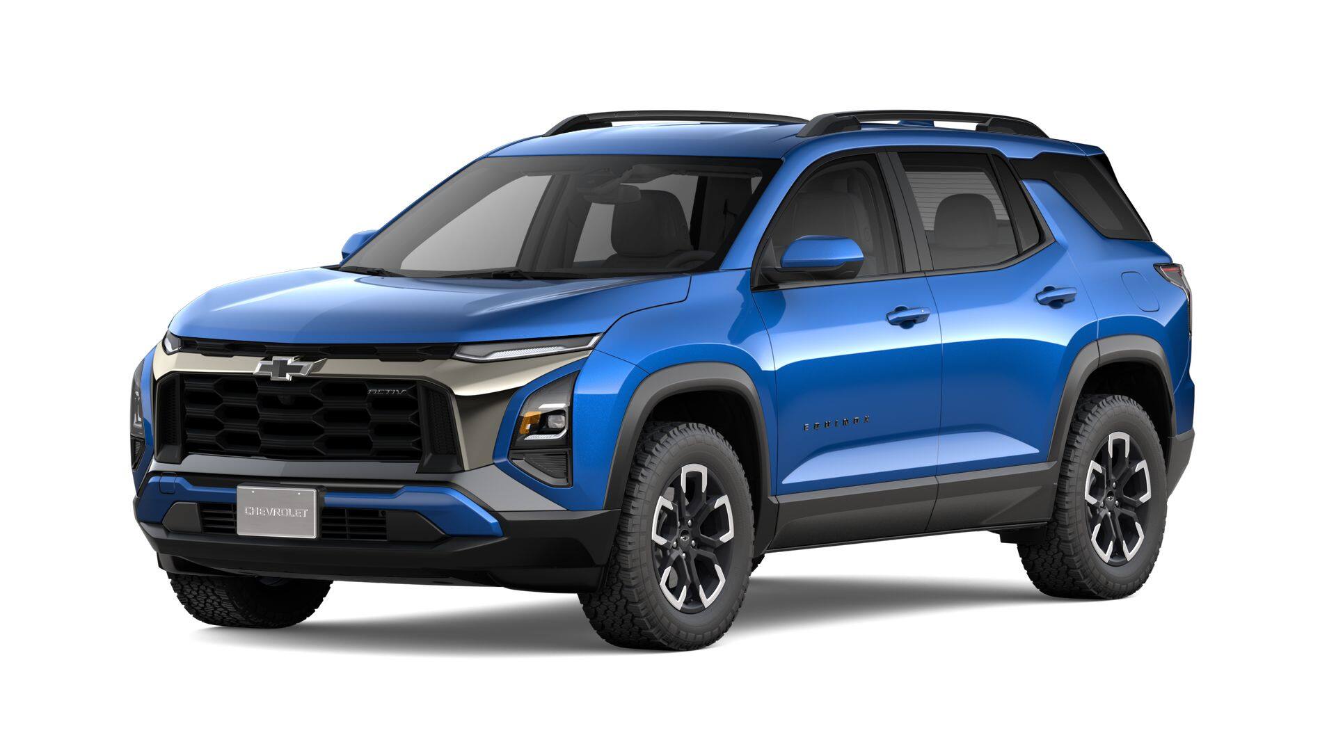 2027 Chevrolet Equinox AWD ACTIV in Reef Blue Metallic — front three-quarter view