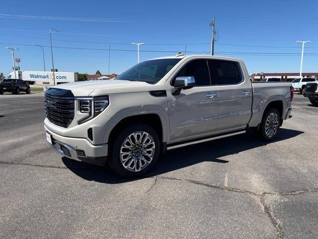 2026 GMC Sierra 1500 Denali Ultimate in Coastal Dune — front three-quarter view