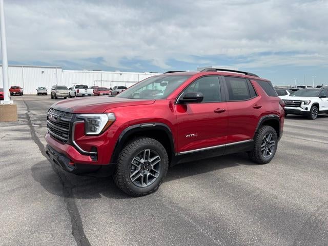 2027 GMC Terrain AWD AT4 in Volcanic Red Tintcoat — front three-quarter view